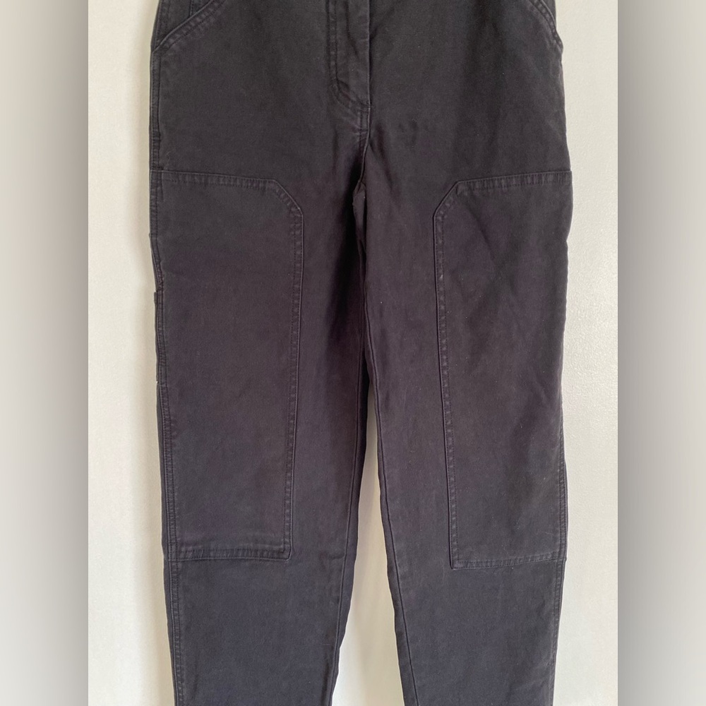 Wilfred Free Aritzia Brennan Carpenter Black Pants Size 0 Pockets Loop Cotton - Picture 11 of 16